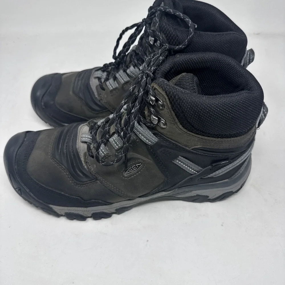 KEEN Men's 11 Ridge Flex Mid Height Waterproof Hiking Boots